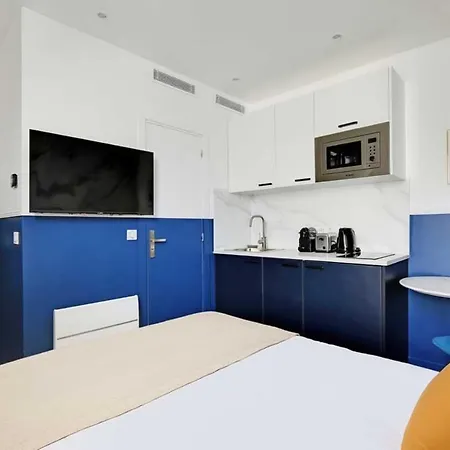 Apartman Modern Sutdio For 2 With A-c - Near Montmartre