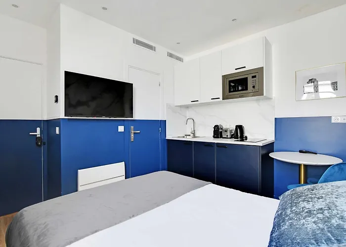 Modern Sutdio For 2 With A-c - Near Montmartre Párizs